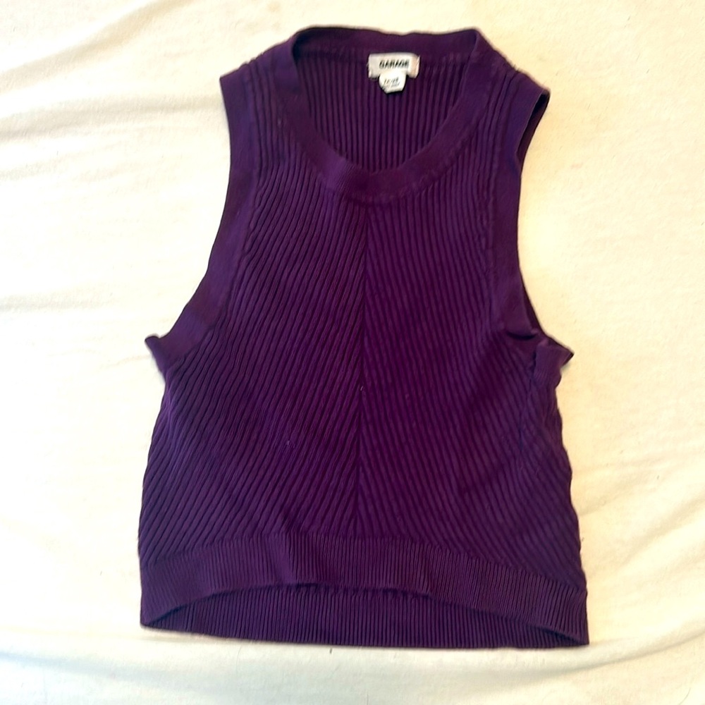 Purple teen/women’s  garage top, XS, great condition